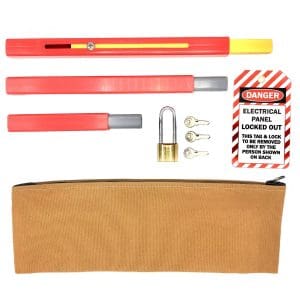 Panel Lockout set with pouch