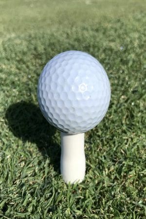 golf ball on Lollipop Tee